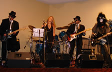 Hourglass playing Halloween party at Boulder American Legion, October, 2010