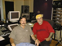 Wtih Bobby Barth in NEH Studios, 1998