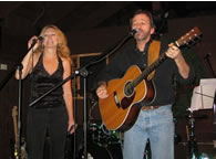 Playing acoustic set at Oskar Blues, Longmont, CO - Dec 2009